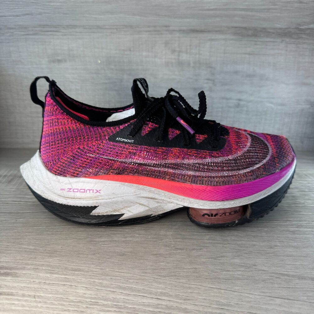 Nike Air Zoom Alphafly Next% CZ1514-501 Womens 6.5 Running Shoes Purple Sneakers
